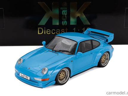 Porsche 911 993 GT2 Coupe 1996 - Cerchi Bbs - Bbs Disky 1:18 KK Scale svetlomodrá