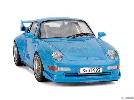Porsche 911 993 GT2 Coupe 1996 - Cerchi Bbs - Bbs Disky 1:18 KK Scale svetlomodrá