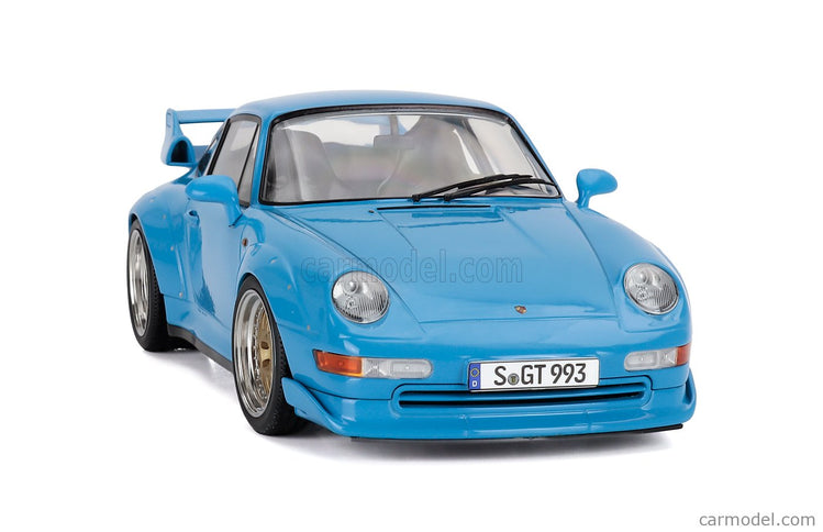Porsche 911 993 GT2 Coupe 1996 - Cerchi Bbs - Bbs Disky 1:18 KK Scale svetlomodrá