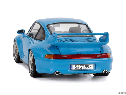 Porsche 911 993 GT2 Coupe 1996 - Cerchi Bbs - Bbs Disky 1:18 KK Scale svetlomodrá