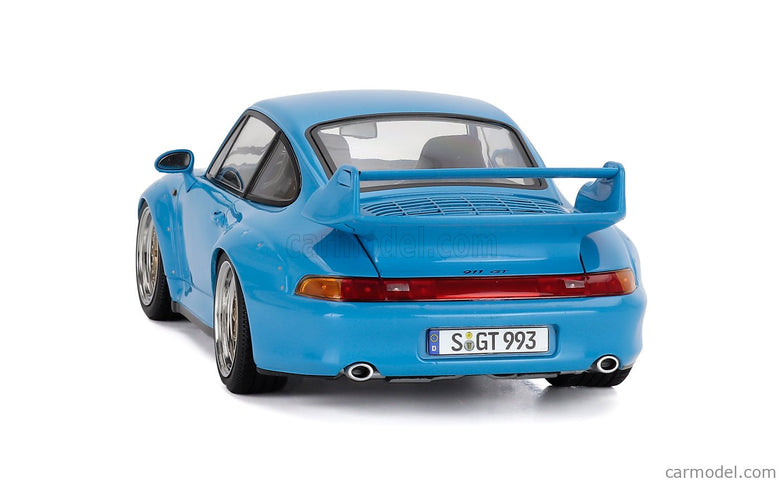 Porsche 911 993 GT2 Coupe 1996 - Cerchi Bbs - Bbs Disky 1:18 KK Scale svetlomodrá