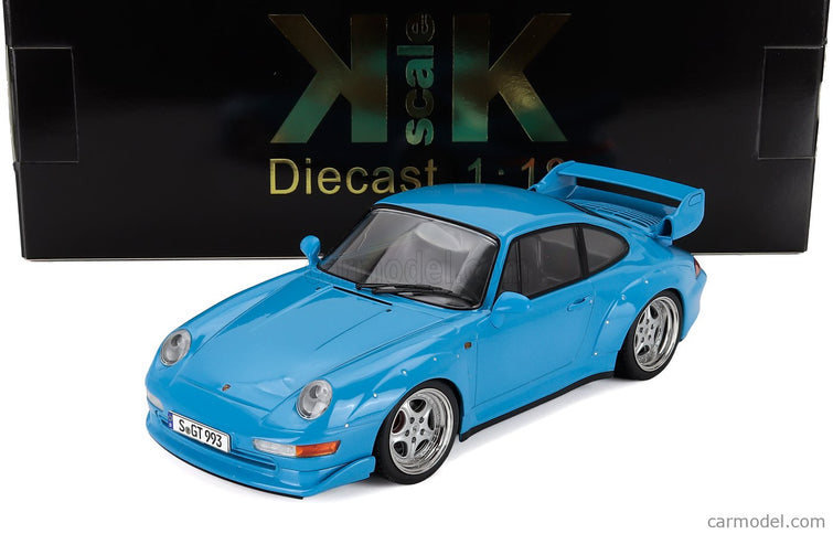 Porsche 911 993 GT2 Coupe 1996 - Cerchi Speedline - Speedline Disky 1:18 KK Scale svetlomodrá