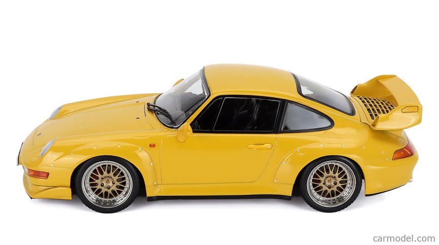 Porsche 911 993 GT2 Coupe 1996 - Cerchi Bbs - Bbs Disky 1:18 KK Scale žltá