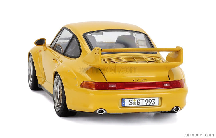 Porsche 911 993 GT2 Coupe 1996 - Cerchi Bbs - Bbs Disky 1:18 KK Scale žltá