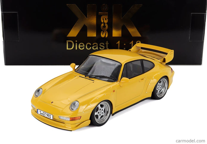 Porsche 911 993 GT2 Coupe 1996 - Cerchi Speedline - Speedline Disky 1:18 KK Scale žltá