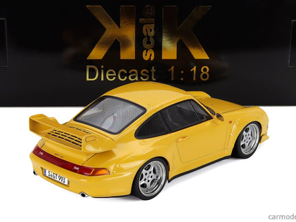 Porsche 911 993 GT2 Coupe 1996 - Cerchi Speedline - Speedline Disky 1:18 KK Scale žltá