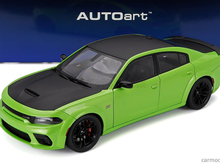 Dodge Charger Scat Pack Widebody Coupe 2023 1:18 AUTOart Sub Lime