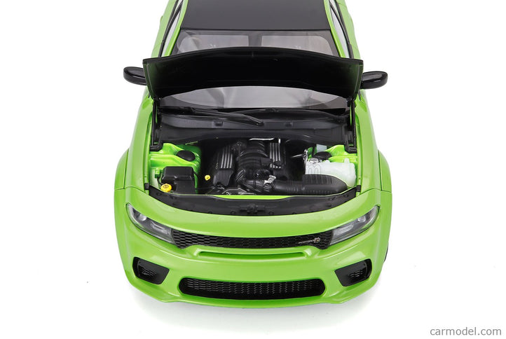 Dodge Charger Scat Pack Widebody Coupe 2023 1:18 AUTOart Sub Lime