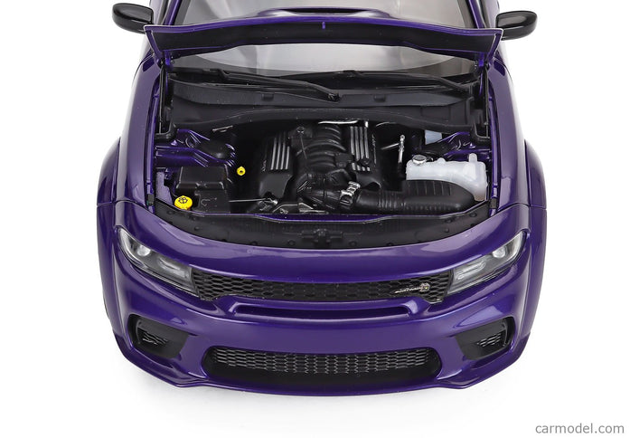 Dodge Charger Scat Pack Widebody Coupe 2023 1:18 AUTOart fialová