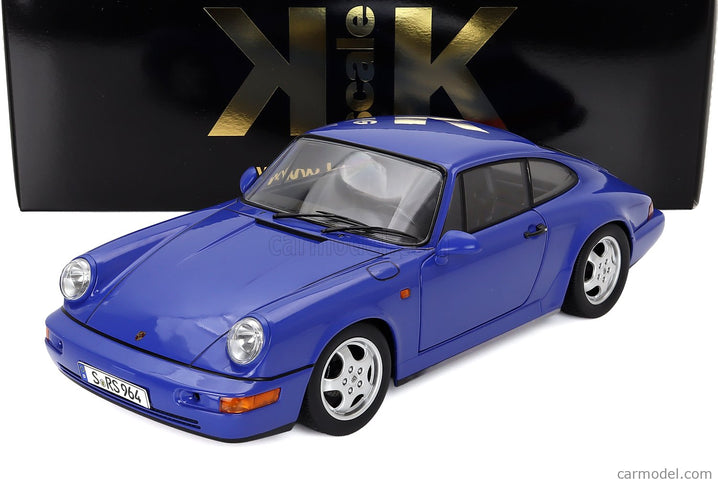 Porsche 911 964 RS Coupe 1992 - Cerchi Cup - Cup Disky 1:12 KK Scale modrá