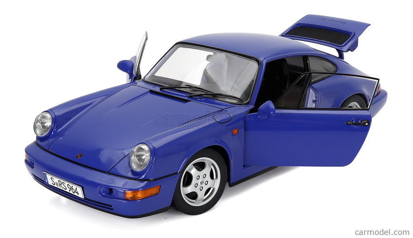 Porsche 911 964 RS Coupe 1992 - Cerchi Cup - Cup Disky 1:12 KK Scale modrá
