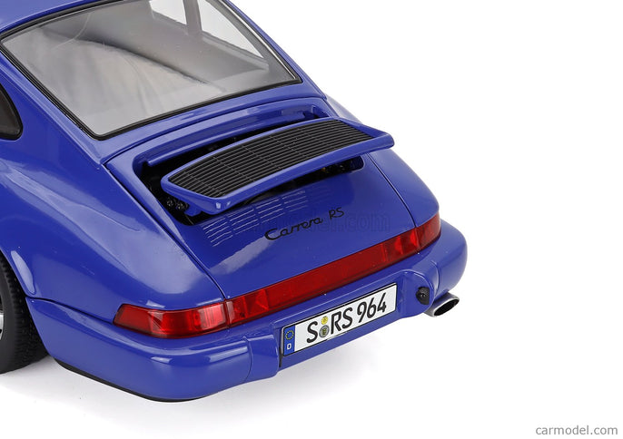 Porsche 911 964 RS Coupe 1992 - Cerchi Cup - Cup Disky 1:12 KK Scale modrá