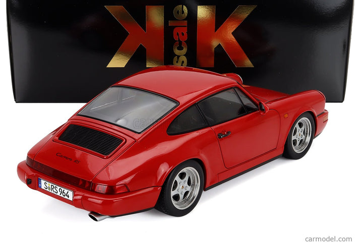 Porsche 911 964 RS Coupe 1992 - Cerchi Speedline - Speedline Disky 1:12 KK Scale červená