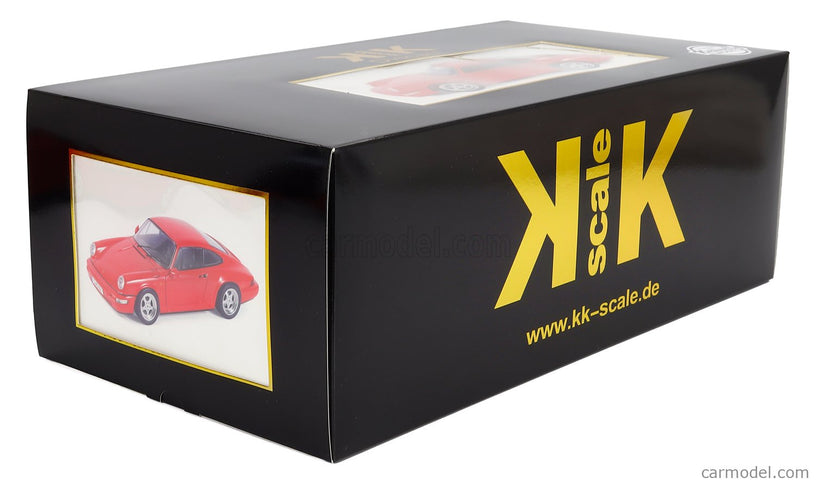 Porsche 911 964 RS Coupe 1992 - Cerchi Speedline - Speedline Disky 1:12 KK Scale červená