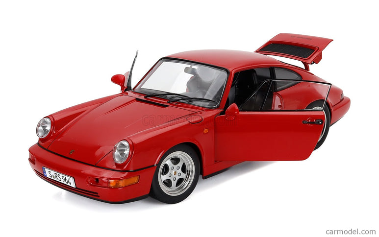 Porsche 911 964 RS Coupe 1992 - Cerchi Speedline - Speedline Disky 1:12 KK Scale červená