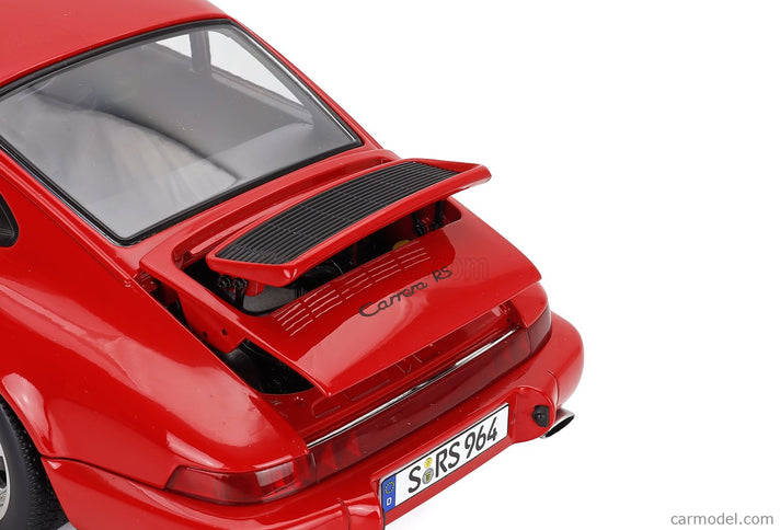 Porsche 911 964 RS Coupe 1992 - Cerchi Speedline - Speedline Disky 1:12 KK Scale červená