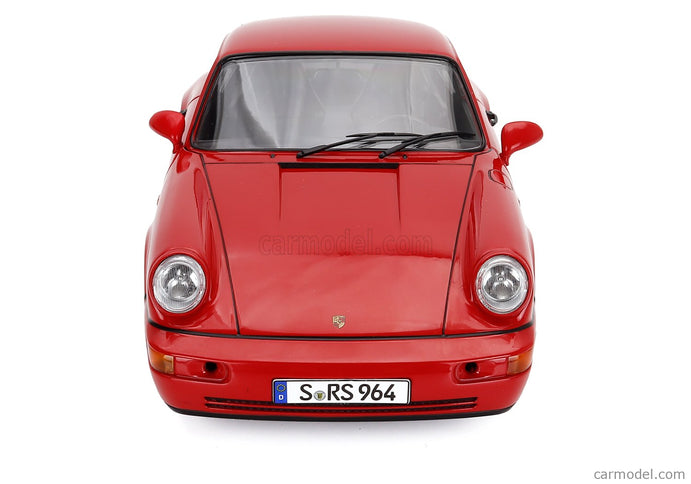 Porsche 911 964 RS Coupe 1992 - Cerchi Speedline - Speedline Disky 1:12 KK Scale červená