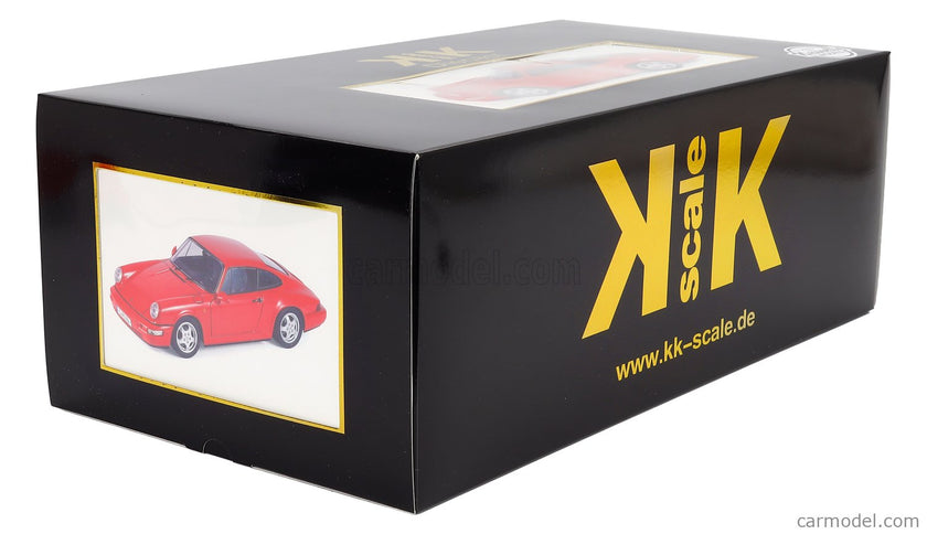 Porsche 911 964 RS Coupe 1992 - Cerchi Cup - Cup Disky 1:12 KK Scale červená