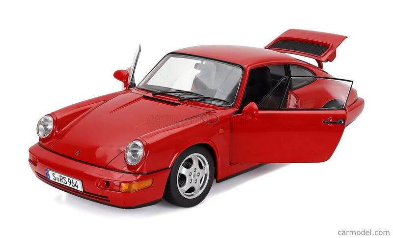 Porsche 911 964 RS Coupe 1992 - Cerchi Cup - Cup Disky 1:12 KK Scale červená