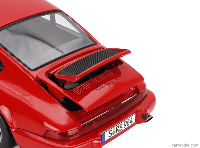 Porsche 911 964 RS Coupe 1992 - Cerchi Cup - Cup Disky 1:12 KK Scale červená