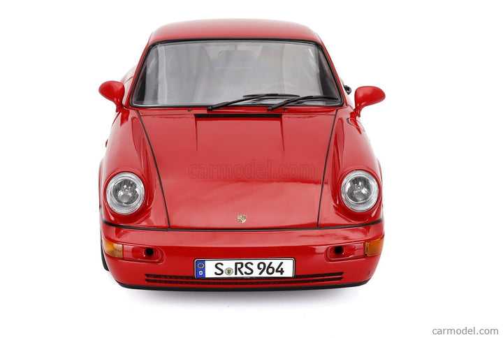 Porsche 911 964 RS Coupe 1992 - Cerchi Cup - Cup Disky 1:12 KK Scale červená