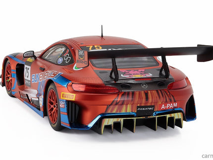 Mercedes Benz AMG GT3 Team Sun Energy 1 Racing N°75 Víťaz 12h Bathurst 2022 Luca Stolz - Jules Gounon - Kenny Habul - Martin Konrad 1:18 IXO Models matná oranžová