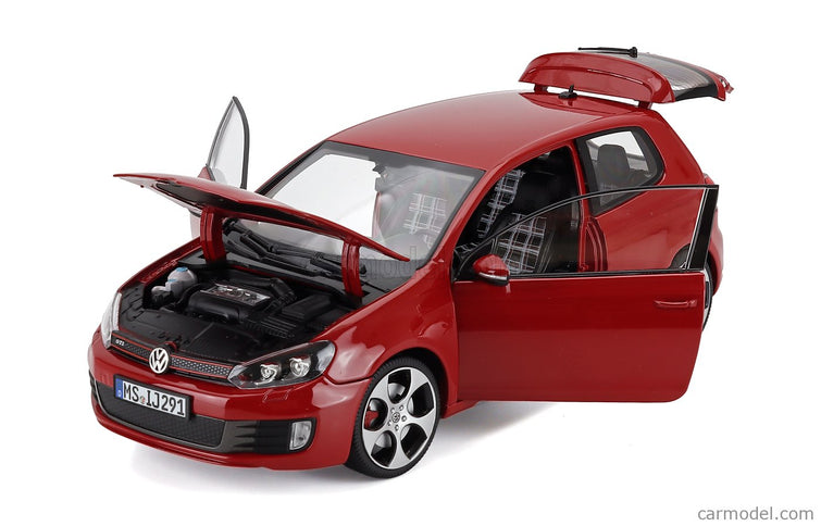 Volkswagen Golf VI Gti 2009 1:18 Norev červená