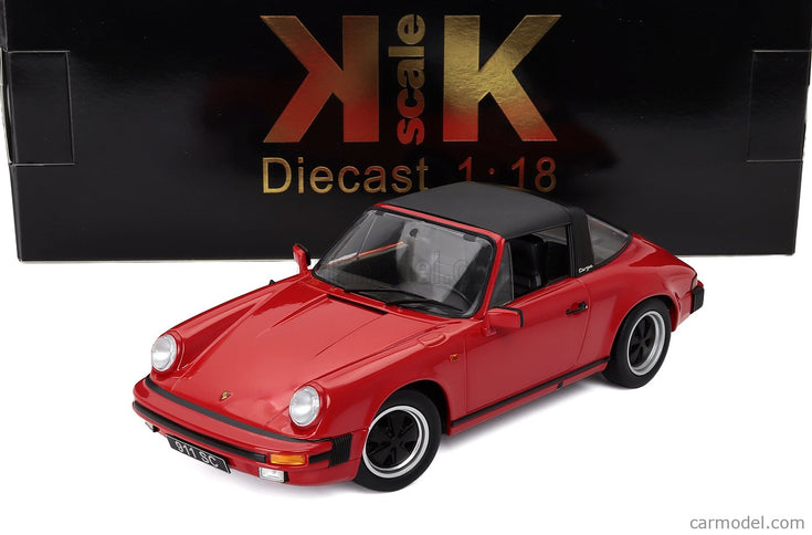 Porsche 911 SC Targa 1983 1:18 KK Scale červená