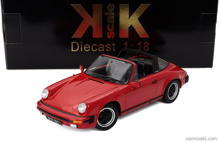 Porsche 911 SC Targa 1983 1:18 KK Scale červená