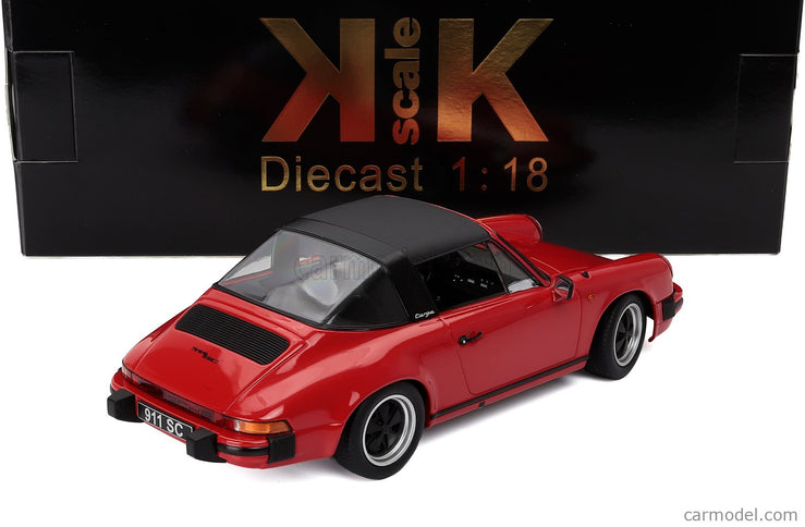 Porsche 911 SC Targa 1983 1:18 KK Scale červená
