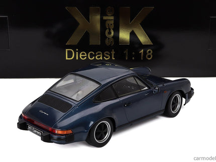 Porsche 911 Carrera Coupe 1983 1:18 KK Scale modrá