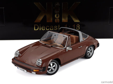 Porsche 911 SC Targa 1975 1:18 KK Scale hnedá
