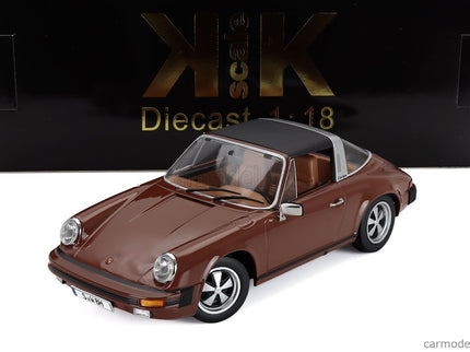 Porsche 911 SC Targa 1975 1:18 KK Scale hnedá