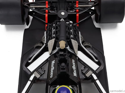 Mclaren F1 MP4/4 Honda N°12 (ayrton Senna's Car) Demo Run Interlagos Brazilian GP 2019 Bruno Senna 1:18 Werk83 biela červená