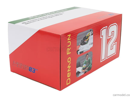 Mclaren F1 MP4/4 Honda N°12 (ayrton Senna's Car) Demo Run Interlagos Brazilian GP 2019 Bruno Senna 1:18 Werk83 biela červená