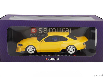 Nissan Silvia (S15) Khyzyl Saleem Coupe 2002 1:18 Kyosho žltá