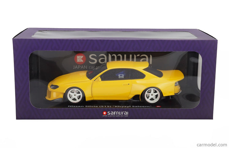 Nissan Silvia (S15) Khyzyl Saleem Coupe 2002 1:18 Kyosho žltá