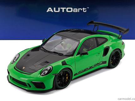 Porsche 911 991-2 GT3 RS Coupe Weissach Package 2017 1:18 AUTOart Lizard zelená
