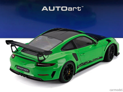 Porsche 911 991-2 GT3 RS Coupe Weissach Package 2017 1:18 AUTOart Lizard zelená