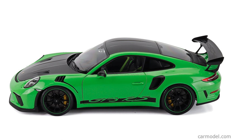 Porsche 911 991-2 GT3 RS Coupe Weissach Package 2017 1:18 AUTOart Lizard zelená