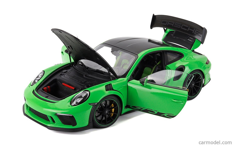 Porsche 911 991-2 GT3 RS Coupe Weissach Package 2017 1:18 AUTOart Lizard zelená