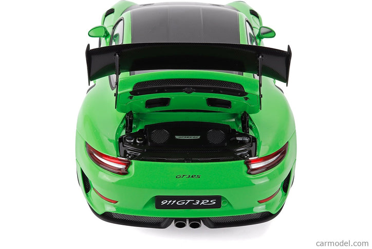 Porsche 911 991-2 GT3 RS Coupe Weissach Package 2017 1:18 AUTOart Lizard zelená