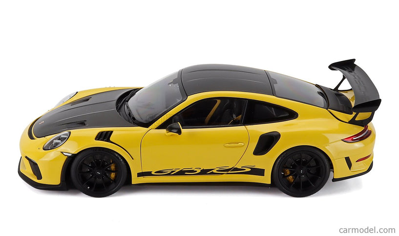 Porsche 911 991-2 GT3 RS Coupe Weissach Package 2017 1:18 AUTOart Racing žltá