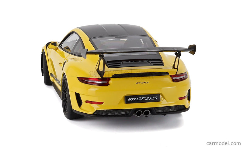 Porsche 911 991-2 GT3 RS Coupe Weissach Package 2017 1:18 AUTOart Racing žltá