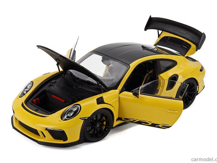 Porsche 911 991-2 GT3 RS Coupe Weissach Package 2017 1:18 AUTOart Racing žltá