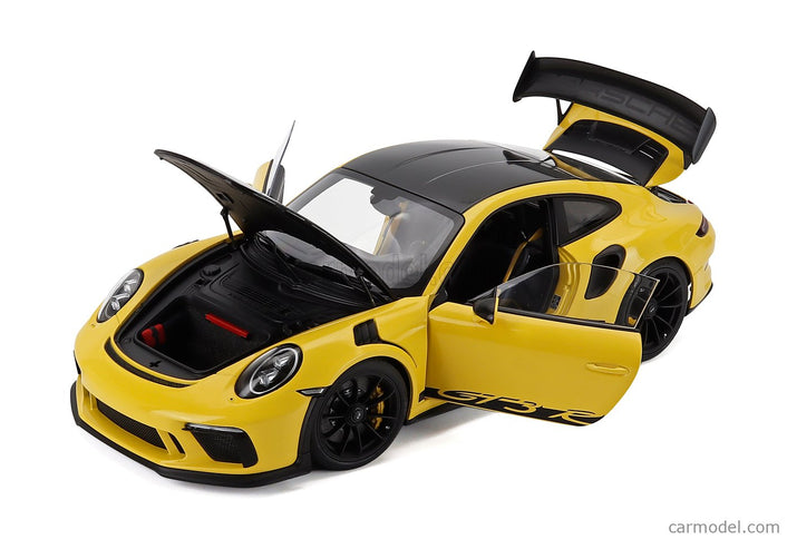 Porsche 911 991-2 GT3 RS Coupe Weissach Package 2017 1:18 AUTOart Racing žltá