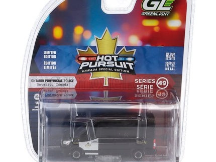 Ford Transit Van Ntario Police 2015 1:64 Greenlight čierna biela