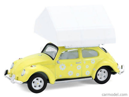 Volkswagen Beetle Maggiolino Camper Camping 1951 1:64 Greenlight žltá