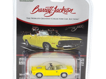 Plymouth Cuda Cabriolet Open 1970 1:64 Greenlight žltá