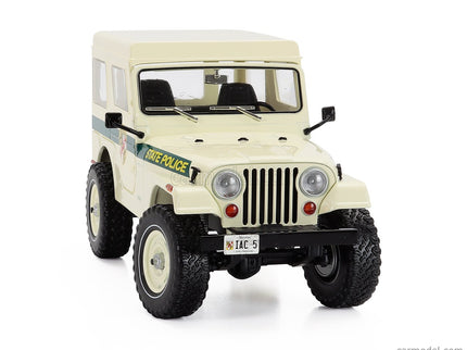Jeep CJ-5 Maryland State Police 1983 1:18 Greenlight béžová zelená